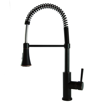 Modern European Residential Spring Pull Down Kitchen Faucet in Oil Rubbed Bronze