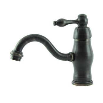 Victorian Single Post Bathroom Faucet in Oil Rubbed Bronze