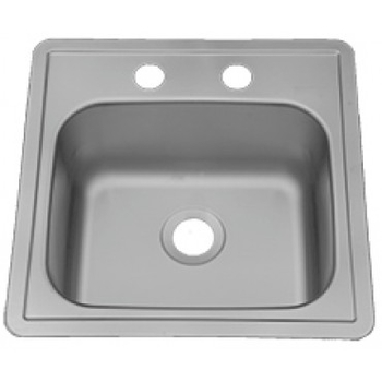 15 in Patriot PADB26 Georgian Drop-In Stainless Steel Single Bowl Bar Sink