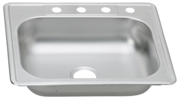 31 in Patriot PADS23 Minnesotan Drop-In Stainless Steel Single Bowl Kitchen Sink