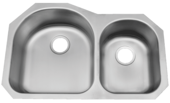 Patriot PAUD04 North Carolinian Undermount Stainless Steel Double Bowl Kitchen S