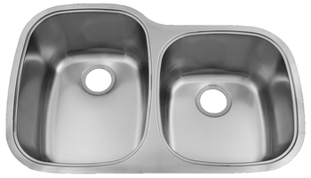 Patriot PAUD16 Virginian Undermount Stainless Steel Double Bowl Kitchen Sink