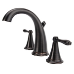 Montbeliard Widespread Bathroom Faucet in Oil Rubbed Bronze | Wide Spread Faucet
