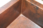 25 in. Copper Farmhouse Kitchen Sink 9