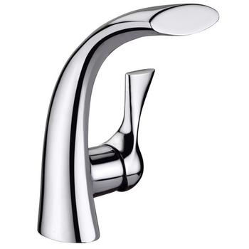 Adelais Single Hole Bathroom Faucet in Chrome