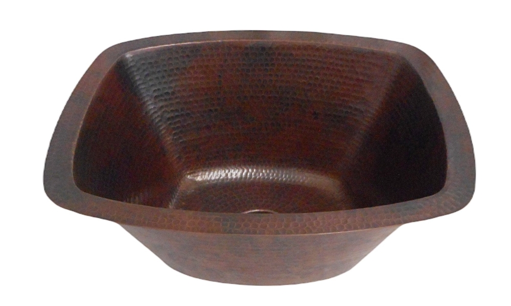 SimplyCopper 16" Rustic Rectangular Copper Bar/Prep Kitchen Sink Dual