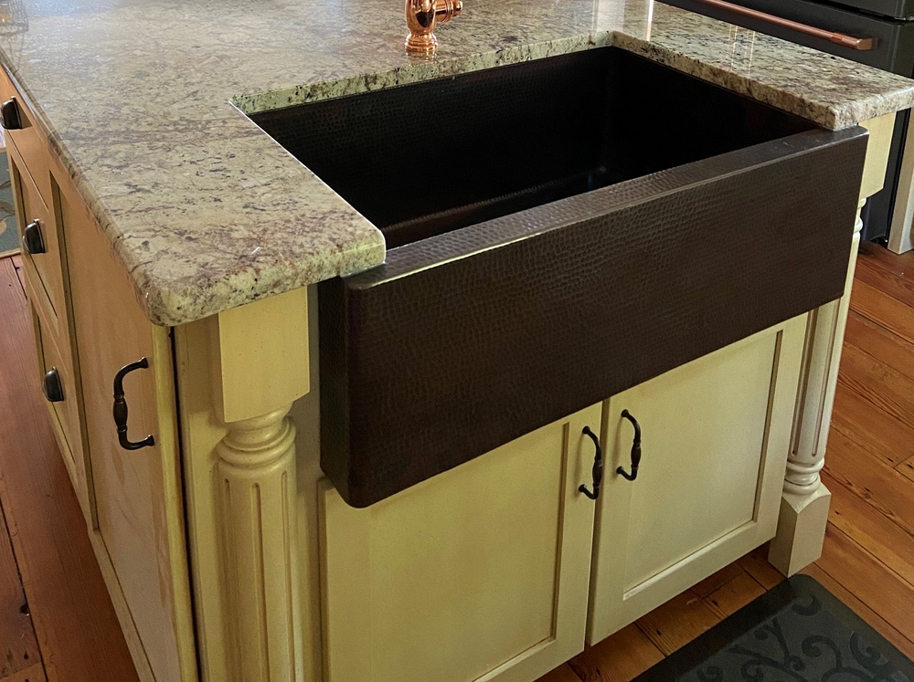 Quality Hammered Copper Sinks, Hammered Stainless Steel Farmhouse Sink