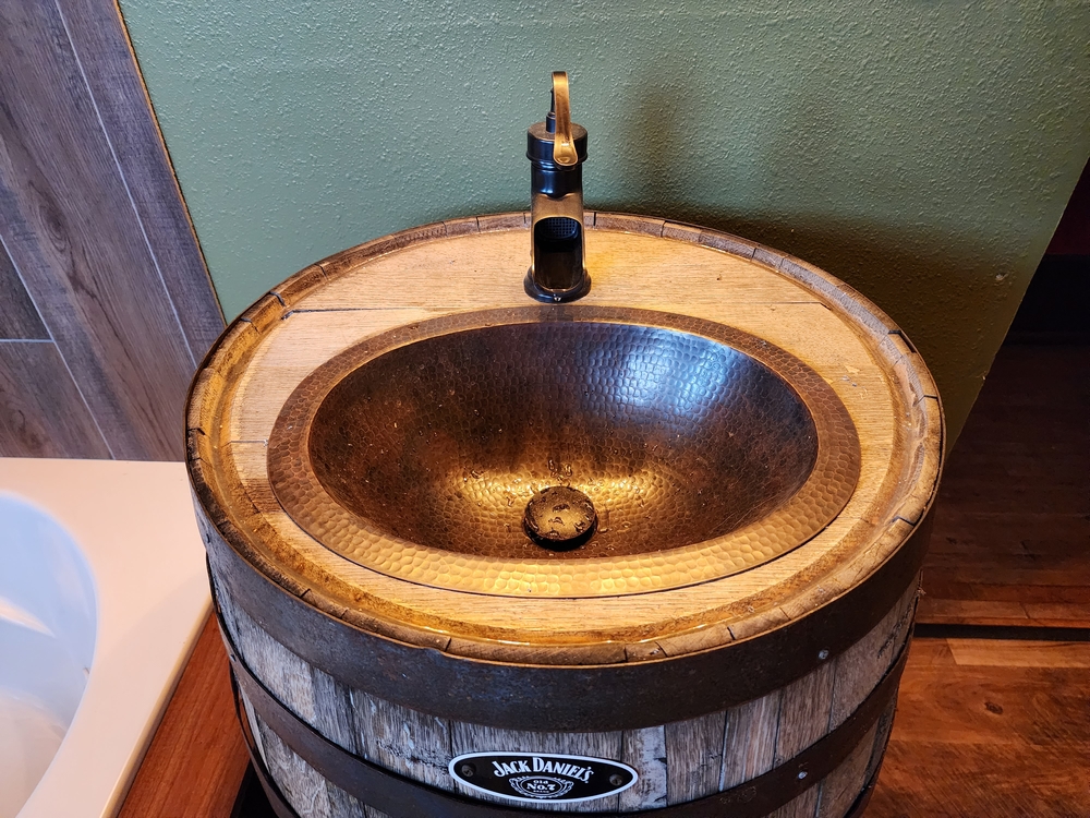 Copper Oval Bathroom Sink