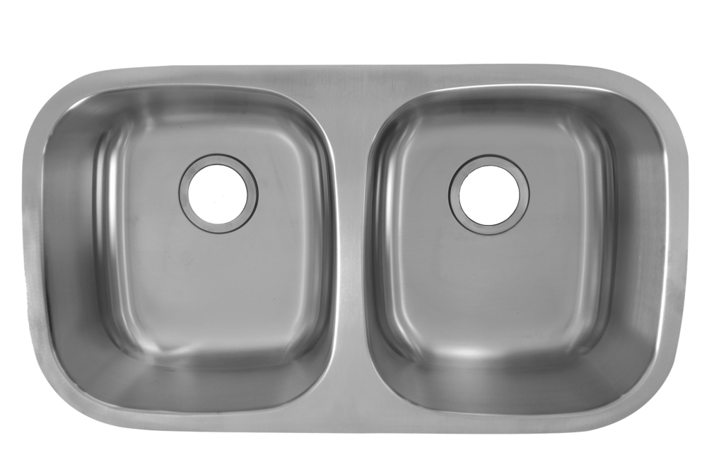 Intrepid 50/50 Stainless Steel Kitchen Sink 16Gauge Stainless Steel