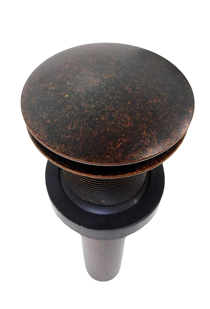 19" Oval Copper Bath Sink with Faucet & Drain | Vanity Sink Combo