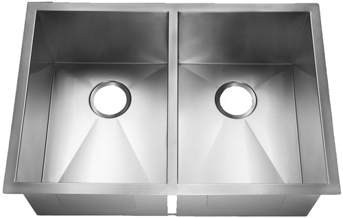HomePlace Fairfield 50/50 Undermount Stainless Steel Kitchen Sink | Stainless Steel Kitchen Sink