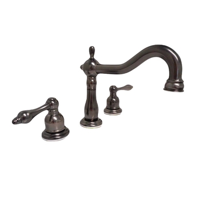 The Savannah Brushed Bronze Two Handle Bath Faucet | Two Handle Faucets