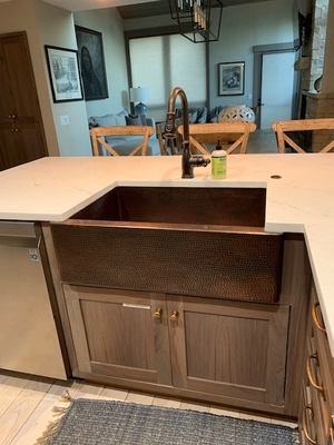 Farmhouse Copper Kitchen Sink #G8 Available in 25