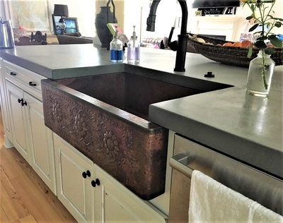 Farmhouse Copper Kitchen Sink #SF4 Available in 30,