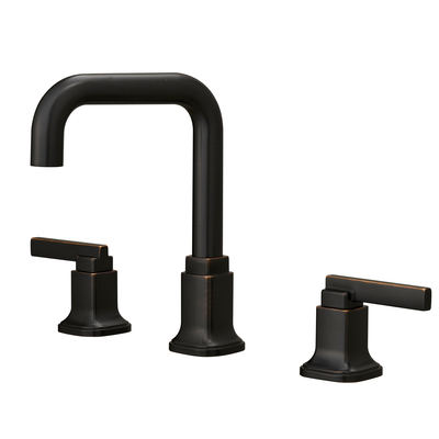 Two Handle Gooseneck Faucet in Oil Rubbed Bronze | Bathroom Faucets