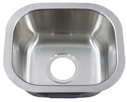 Royalty R09 Peanut Undermount Stainless Steel Bar Sink | Stainless Steel Bar Sink