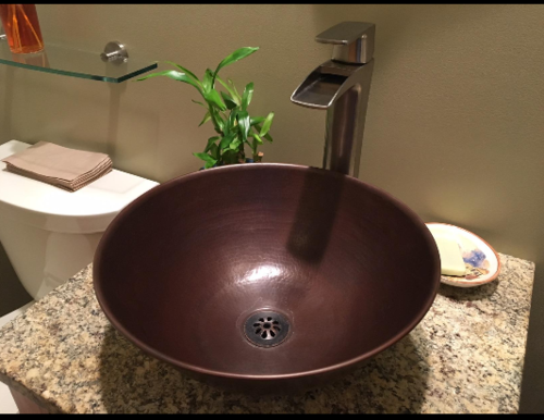 Simplycopper Round 14 Copper Bath Sink