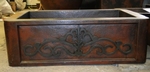 SimplyCopper 33 in. Farmhouse Copper Kitchen Apron Sink Scroll Front | Kitchen Sinks