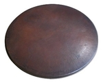 Image Dark Brown Round Copper Table Top 24