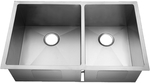 Image HomePlace HR-HBO3320AB Kilgore Reverse Undermount Stainless Steel Kitchen Sink