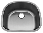 Image Leonet Royal LE-008 Single Bowl Stainless Steel Kitchen Sink