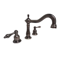 Image The Savannah Brushed Bronze Two Handle Bath Faucet
