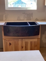 Image Farmhouse Copper Kitchen Sin 75/25 STAR G3 Available in 30,