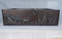 Image Copper Kitchen Farmhouse Sink Single Well <b> NATURE</b> Design