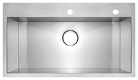 Image Urban Place Drop-In ZS-T-3322-9-1 Stainless Steel Kitchen Sink