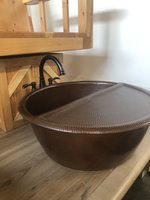 Image Copper Foot Soaking Pedicure Bowl Spa