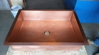 Image Matte Penny Copper Kitchen Sink Available in: 30,
