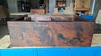 Image Copper Farmhouse One Well Workstation Sink - Accessories Available