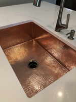 Image Shiny Copper Kitchn Sink Hand Hammered