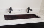Copper Trough Bath Sink Available in Three Sizes | Rectangular