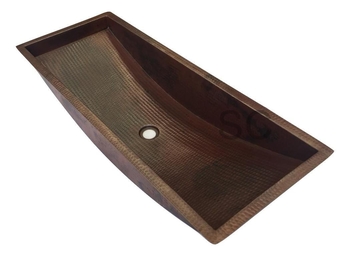 Copper Trough Bath Sink Available in Three Sizes