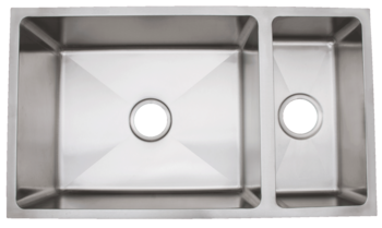 Urban Place Radial Edge R- ZS-200 Double Bowl Stainless Steel Kitchen Sink